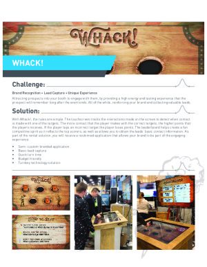 WHACK Interactive Game